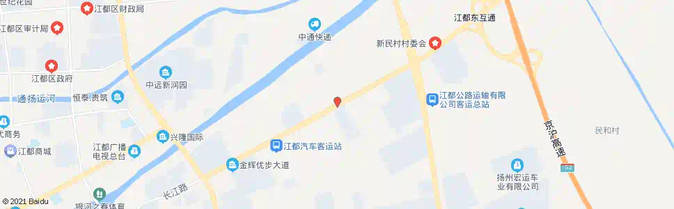 扬州家得福_公交站地图_扬州公交_妙搜公交查询2025