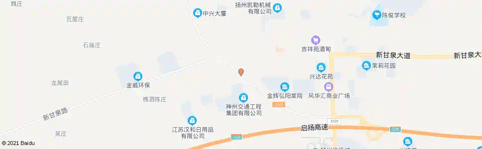 扬州邗江汽车产业园_公交站地图_扬州公交_妙搜公交查询2025