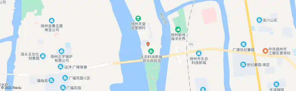 扬州欢乐自在岛(马可波罗花世界乐园)_公交站地图_扬州公交_妙搜公交查询2025