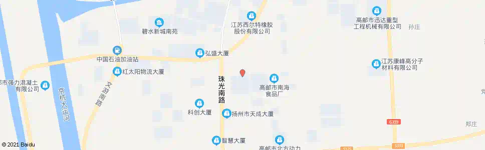 扬州江苏中显(富钰纺织)_公交站地图_扬州公交_妙搜公交查询2025