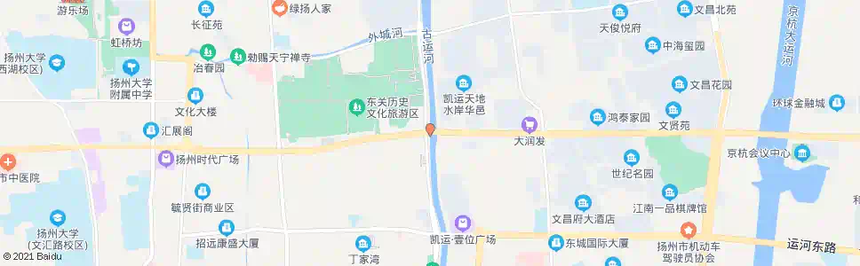 扬州解放桥_公交站地图_扬州公交_妙搜公交查询2025