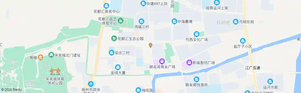 扬州黄金坝路上方寺路_公交站地图_扬州公交_妙搜公交查询2025