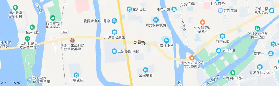 扬州江都区委党校_公交站地图_扬州公交_妙搜公交查询2025