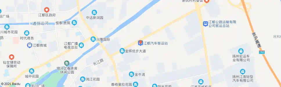 扬州江都客运总站(长江东路)_公交站地图_扬州公交_妙搜公交查询2025
