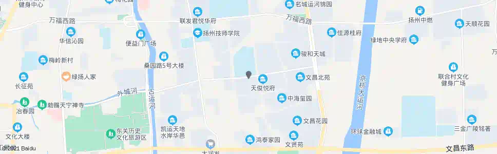 扬州扬大附中东校区_公交站地图_扬州公交_妙搜公交查询2025