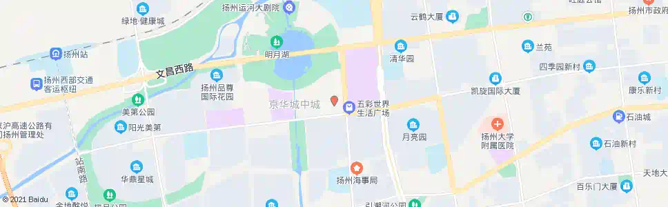 扬州京华城全生活广场_公交站地图_扬州公交_妙搜公交查询2025