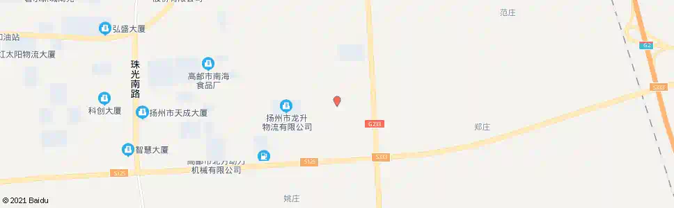 扬州通达五菱宝骏汽车_公交站地图_扬州公交_妙搜公交查询2025