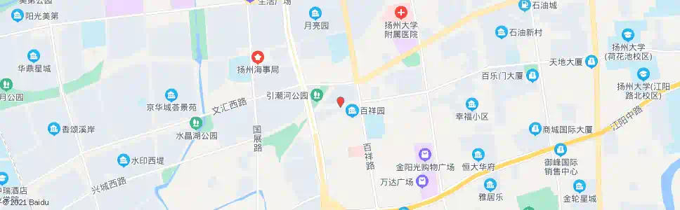 扬州富丽康城_公交站地图_扬州公交_妙搜公交查询2025