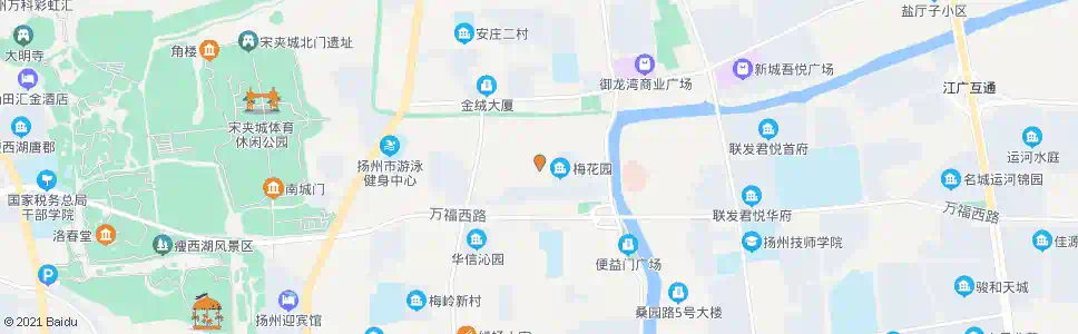 扬州江苏油田技师学院_公交站地图_扬州公交_妙搜公交查询2025