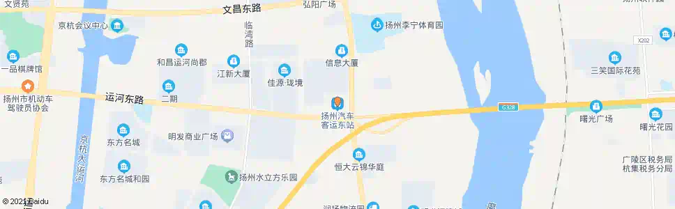 扬州汽车东公交枢纽站_公交站地图_扬州公交_妙搜公交查询2025