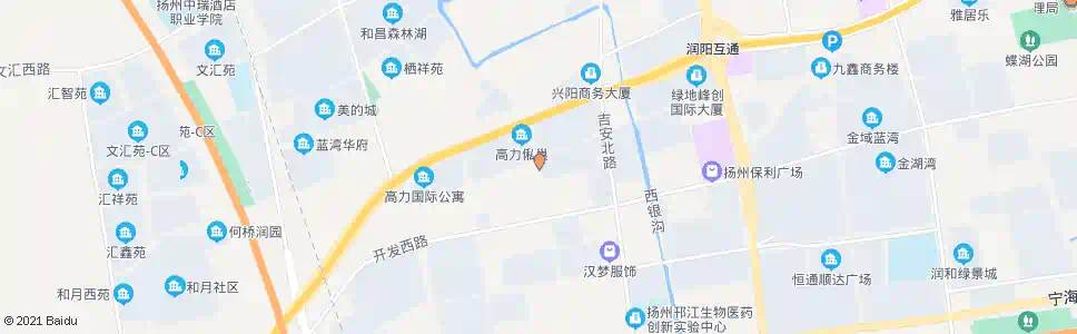 扬州高力汽配城东_公交站地图_扬州公交_妙搜公交查询2025