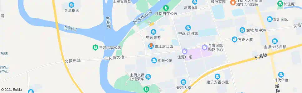 扬州香江滨江园_公交站地图_扬州公交_妙搜公交查询2025