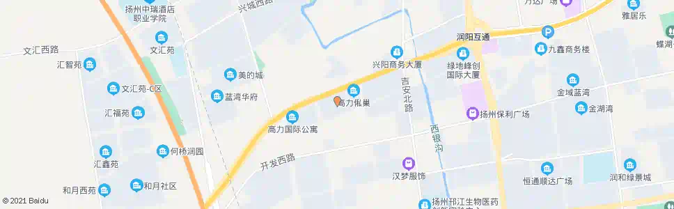 扬州高力汽配城_公交站地图_扬州公交_妙搜公交查询2025