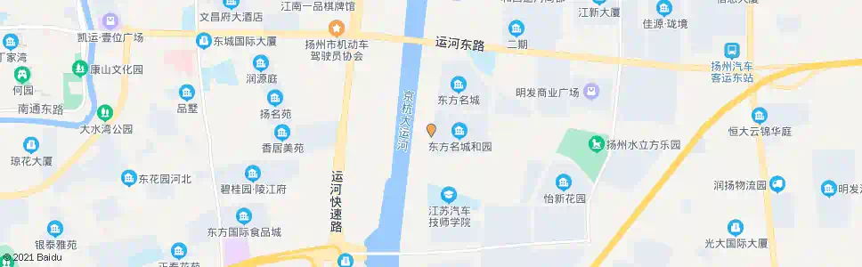 扬州东方名城和园_公交站地图_扬州公交_妙搜公交查询2025