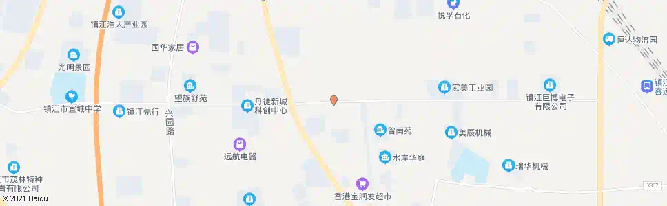 镇江盐商工业园(冷冻食品批发市场)_公交站地图_镇江公交_妙搜公交查询2025
