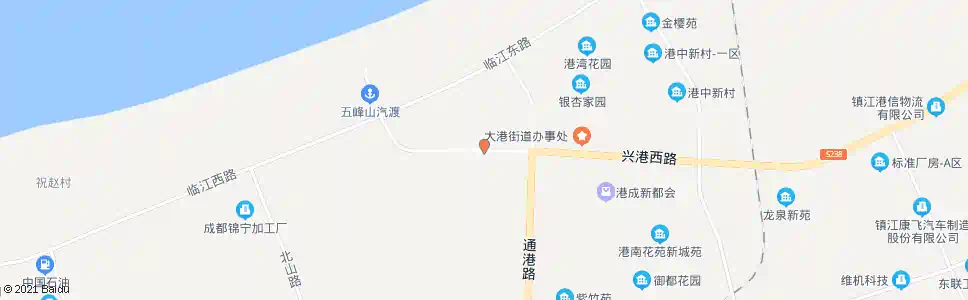 镇江新区广电中心_公交站地图_镇江公交_妙搜公交查询2025