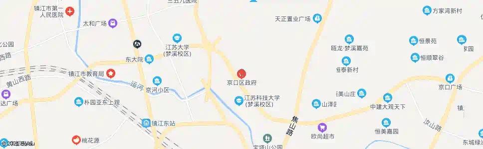 镇江京口区政府_公交站地图_镇江公交_妙搜公交查询2025