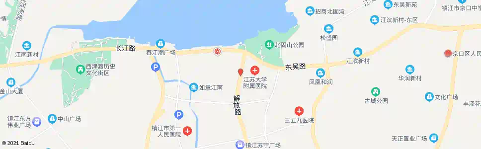 镇江江滨医院_公交站地图_镇江公交_妙搜公交查询2025