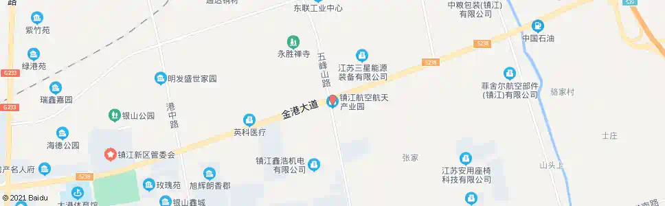 镇江航空航天产业园_公交站地图_镇江公交_妙搜公交查询2025