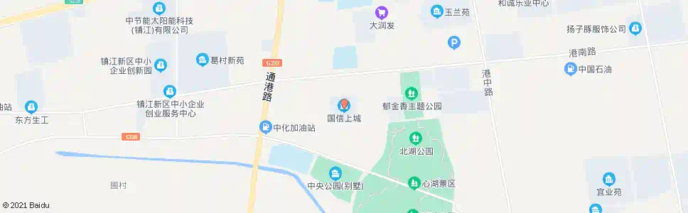镇江国信上城_公交站地图_镇江公交_妙搜公交查询2025