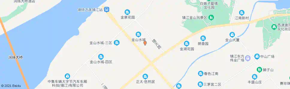 镇江百花路西站_公交站地图_镇江公交_妙搜公交查询2025
