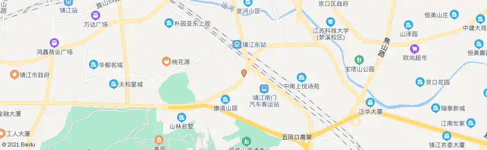 镇江磨笄山_公交站地图_镇江公交_妙搜公交查询2025