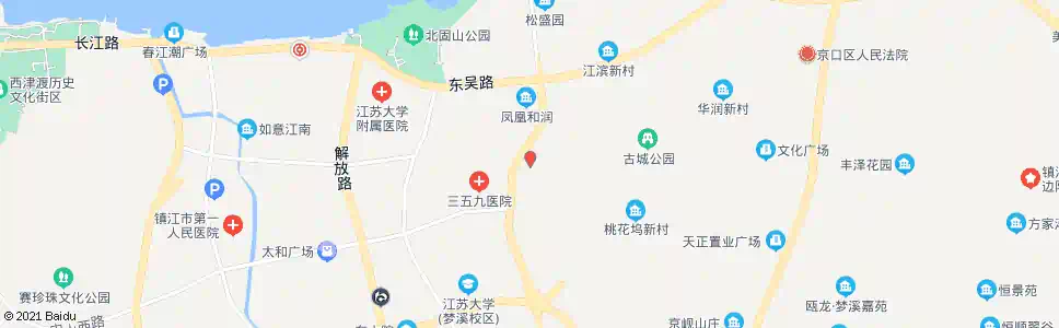 镇江花山湾_公交站地图_镇江公交_妙搜公交查询2025