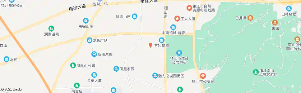 镇江万科魅力之城西站_公交站地图_镇江公交_妙搜公交查询2025