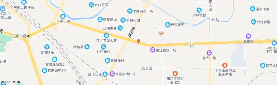 镇江新区广场_公交站地图_镇江公交_妙搜公交查询2025