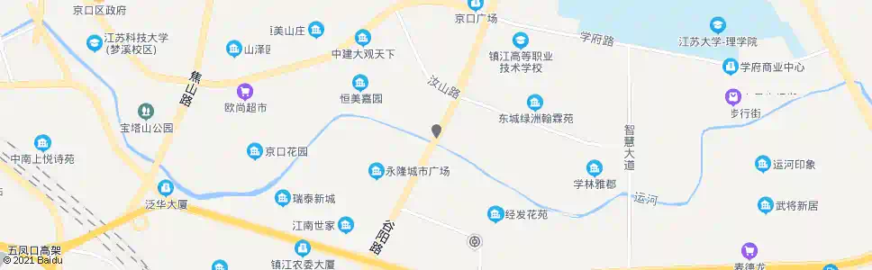 镇江纬七路(谷阳路)_公交站地图_镇江公交_妙搜公交查询2025