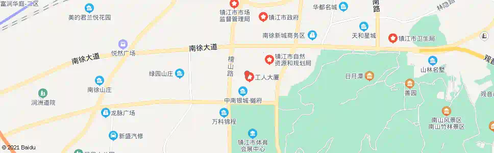 镇江行政中心公交站_公交站地图_镇江公交_妙搜公交查询2025