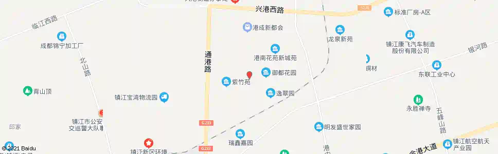 镇江金港花园_公交站地图_镇江公交_妙搜公交查询2025