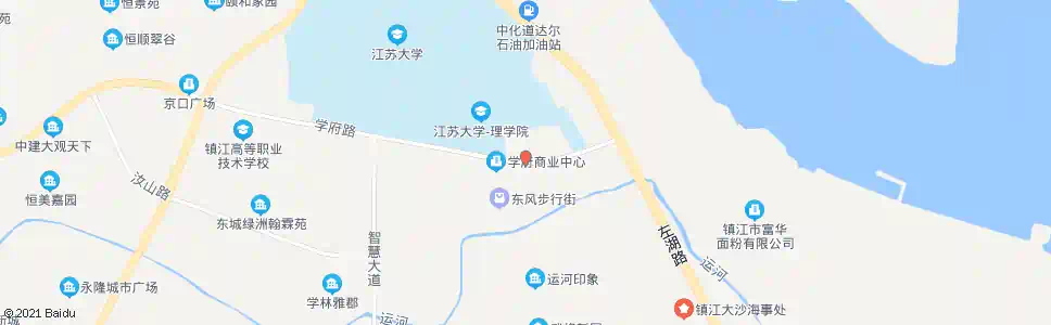 镇江江苏大学东门_公交站地图_镇江公交_妙搜公交查询2025
