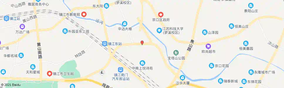 镇江青年广场西站_公交站地图_镇江公交_妙搜公交查询2025