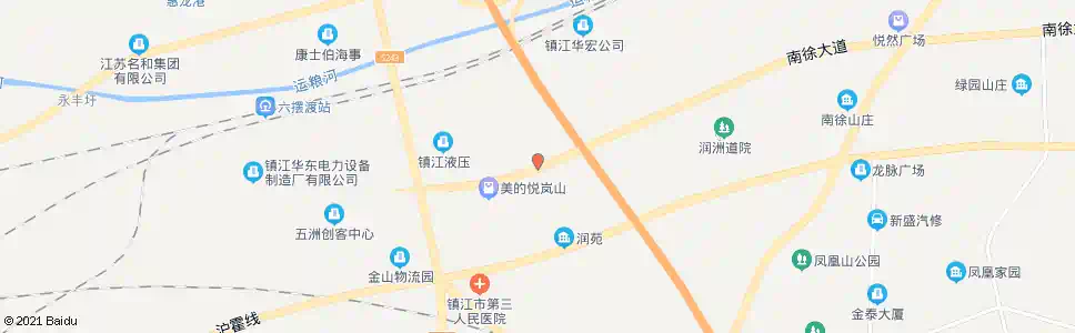 镇江王家小庄_公交站地图_镇江公交_妙搜公交查询2025