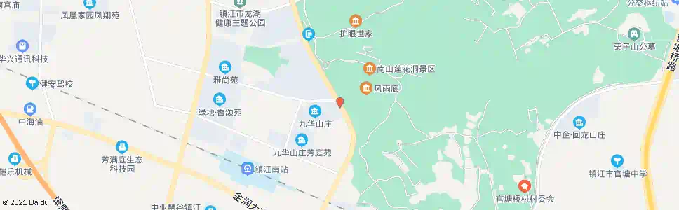 镇江九华山路_公交站地图_镇江公交_妙搜公交查询2025