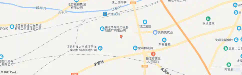 镇江企业创新园东园(招呼站)_公交站地图_镇江公交_妙搜公交查询2025