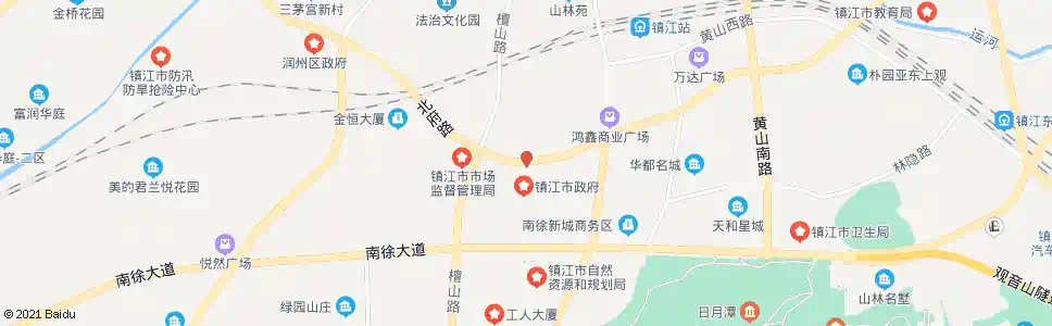 镇江小马湾_公交站地图_镇江公交_妙搜公交查询2025