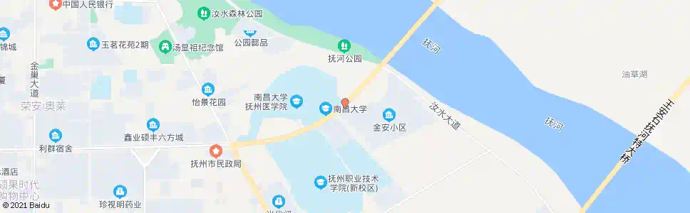 抚州金安小区_公交站地图_抚州公交_妙搜公交查询2025