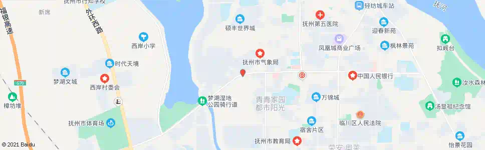 抚州洪亮阳光城_公交站地图_抚州公交_妙搜公交查询2025