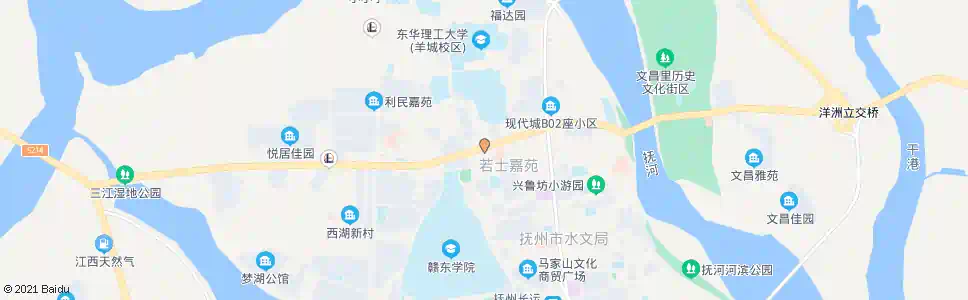 抚州新春园_公交站地图_抚州公交_妙搜公交查询2025