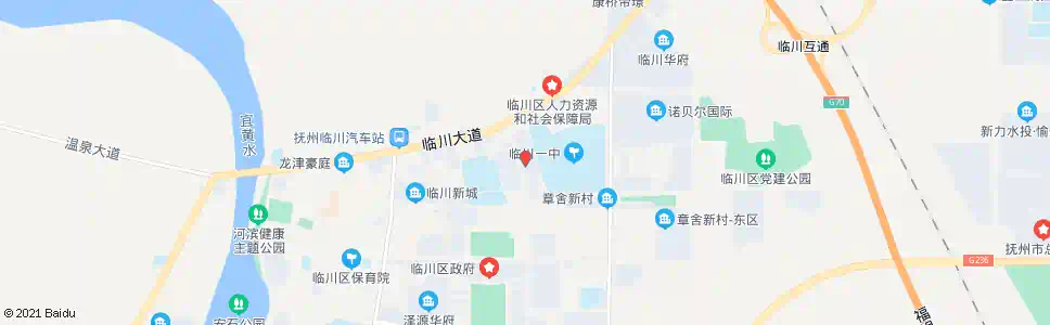 抚州学府世家_公交站地图_抚州公交_妙搜公交查询2025