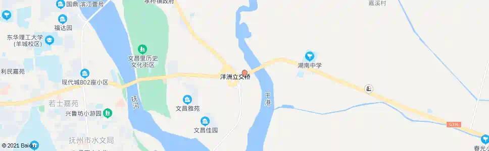 抚州孔家桥头_公交站地图_抚州公交_妙搜公交查询2025