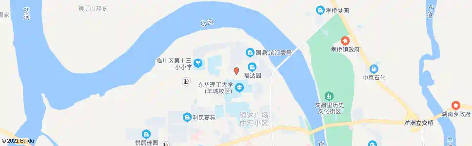 抚州鸿河山水人家_公交站地图_抚州公交_妙搜公交查询2025
