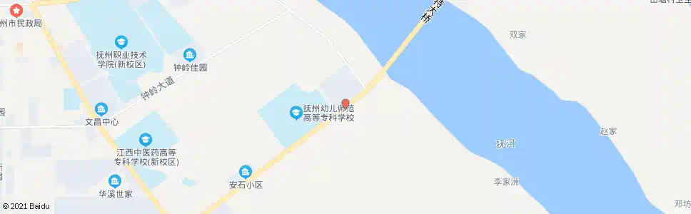 抚州市委党校_公交站地图_抚州公交_妙搜公交查询2025