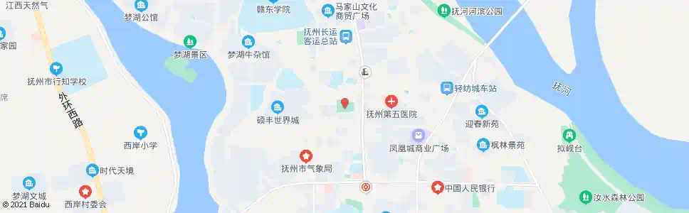 抚州体育休闲广场_公交站地图_抚州公交_妙搜公交查询2025
