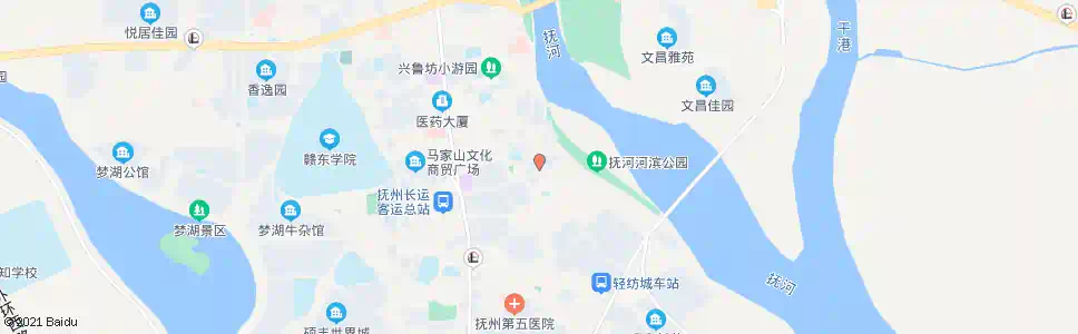抚州五皇殿_公交站地图_抚州公交_妙搜公交查询2025