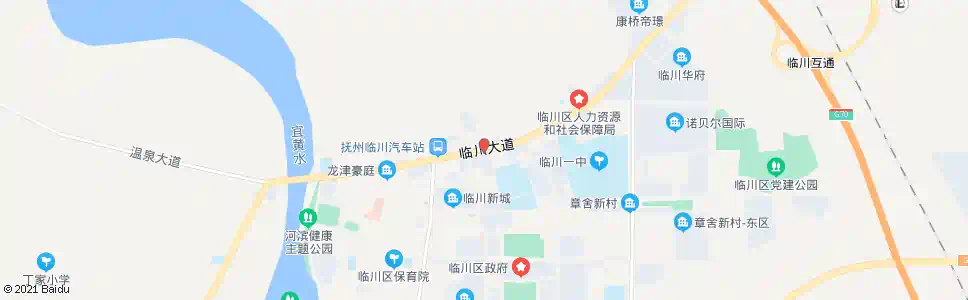 抚州临川十六中_公交站地图_抚州公交_妙搜公交查询2025
