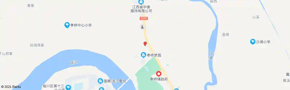 抚州孝义亭_公交站地图_抚州公交_妙搜公交查询2025