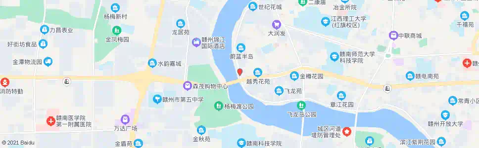 赣州杨梅渡大桥_公交站地图_赣州公交_妙搜公交查询2025